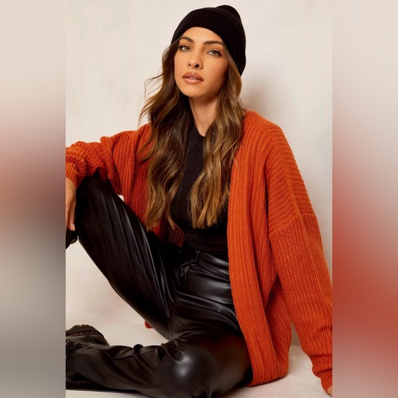 Sweaters - OPEN FRONT CARDIGAN